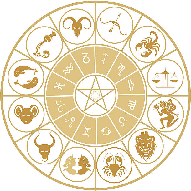 zodiac sign vector light